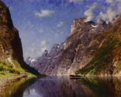 阿德尔斯滕 诺曼 : View of a Fjord